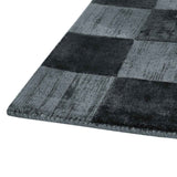 Berlin Check Ink Blue Rug by Classic Home at Eve Furniture