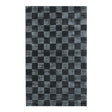 Berlin Check Ink Blue Rug by Classic Home at Eve Furniture