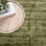 Berlin Olive Green Distressed Rug by Classic Home at Eve Furniture
