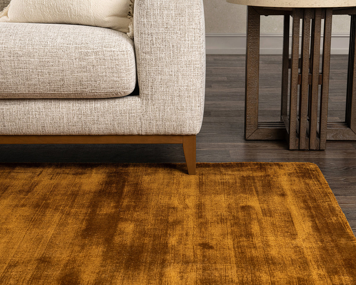 Berlin Vintage Gold Distressed Rug by Classic Home at Eve Furniture