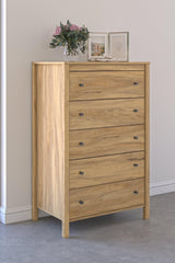 Bermacy Light Brown Chest of Drawers by Ashley at Eve Furniture