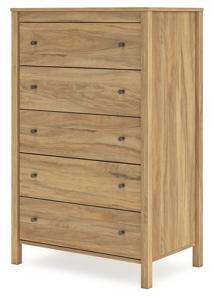 Bermacy Light Brown Chest of Drawers by Ashley at Eve Furniture