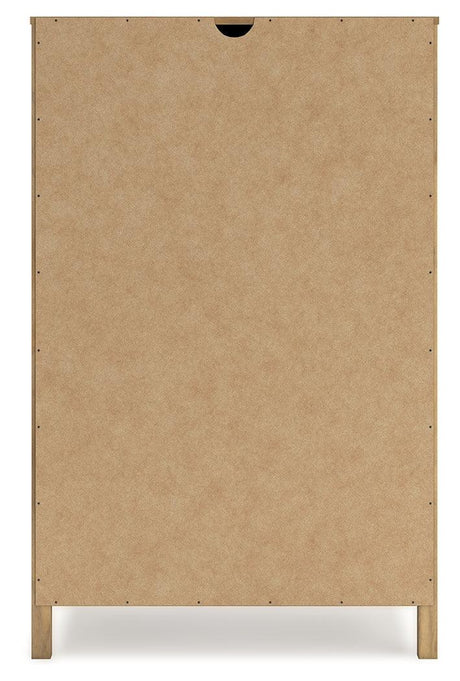 Bermacy Light Brown Chest of Drawers by Ashley at Eve Furniture