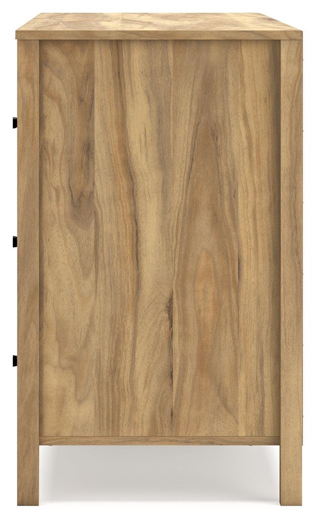 Bermacy Light Brown Dresser by Ashley at Eve Furniture