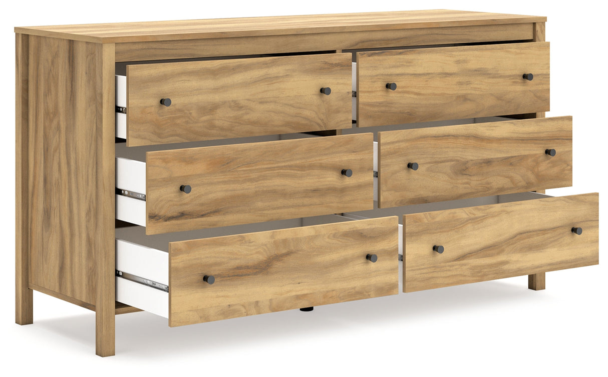 Bermacy Light Brown Dresser