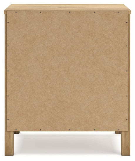 Bermacy Light Brown Nightstand by Ashley at Eve Furniture