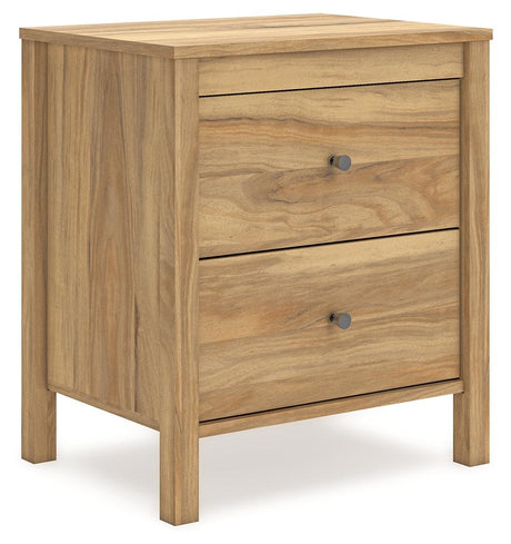 Bermacy Light Brown Nightstand by Ashley at Eve Furniture