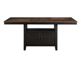 Bermuda 60-80″ Storage Counter Table with 20″ Leaf by Steve Silver at Eve Furniture