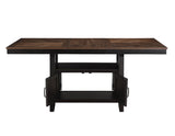 Bermuda 60-80″ Storage Counter Table with 20″ Leaf by Steve Silver at Eve Furniture