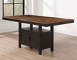 Bermuda 60-80″ Storage Counter Table with 20″ Leaf by Steve Silver at Eve Furniture
