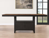 Bermuda 60-80″ Storage Counter Table with 20″ Leaf by Steve Silver at Eve Furniture