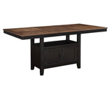 Bermuda 60-80″ Storage Counter Table with 20″ Leaf by Steve Silver at Eve Furniture