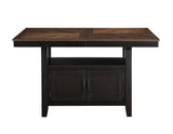 Bermuda Black/Dark Acacia Counter Height Dining Set by Steve Silver at Eve Furniture