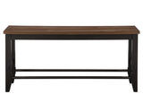 Bermuda Black/Dark Acacia Counter Height Dining Set by Steve Silver at Eve Furniture