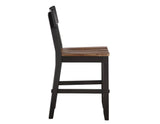 Bermuda Black/Dark Acacia Counter Height Dining Set by Steve Silver at Eve Furniture