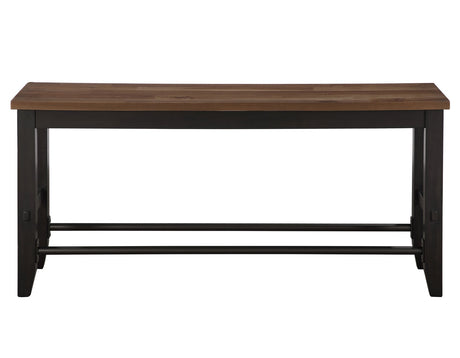 Bermuda Black/Dark Acacia Counter Height Dining Set by Steve Silver at Eve Furniture