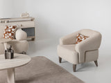 Bern 3-pieces (Sofa & Loveseat & Chair) Livingroom Set Cream by Furnia at Eve Furniture
