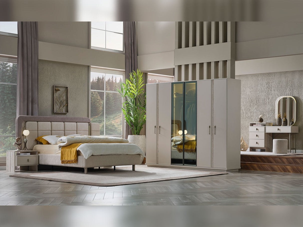 Bern Bed Frame With Headboard by Furnia at Eve Furniture