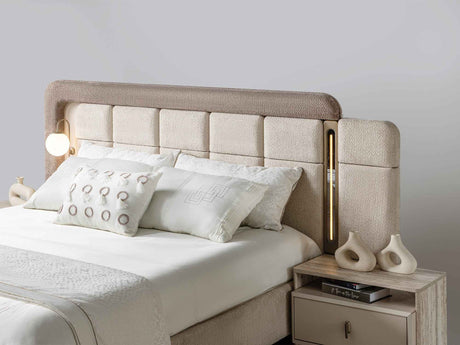 Bern Bed Frame With Headboard by Furnia at Eve Furniture