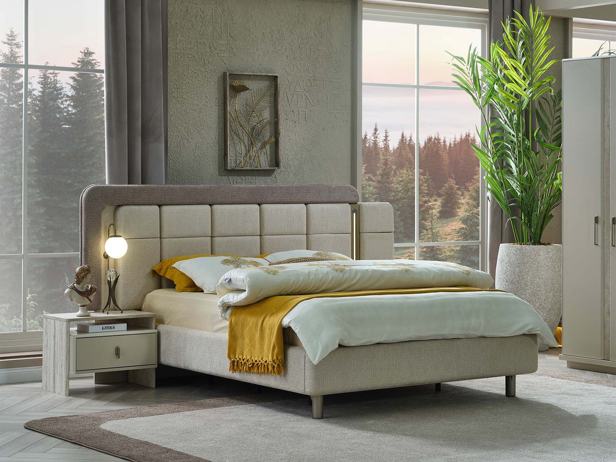 Bern Bed Frame With Headboard by Furnia at Eve Furniture