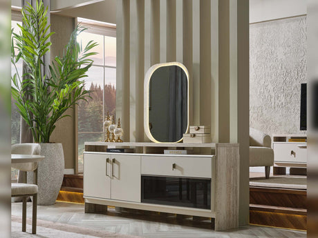 Bern Console With Mirror by Furnia at Eve Furniture