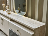 Bern Console With Mirror by Furnia at Eve Furniture