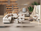 Bern Cream 6-Piece Modular Sectional by Furnia at Eve Furniture