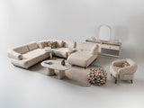 Bern Cream 6-Piece Modular Sectional by Furnia at Eve Furniture