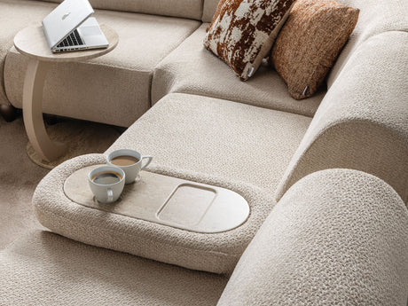 Bern Cream 6-Piece Modular Sectional by Furnia at Eve Furniture