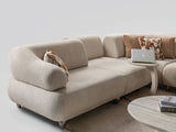 Bern Cream 6-Piece Modular Sectional by Furnia at Eve Furniture