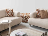 Bern Cream Convertible Sofa by Furnia at Eve Furniture