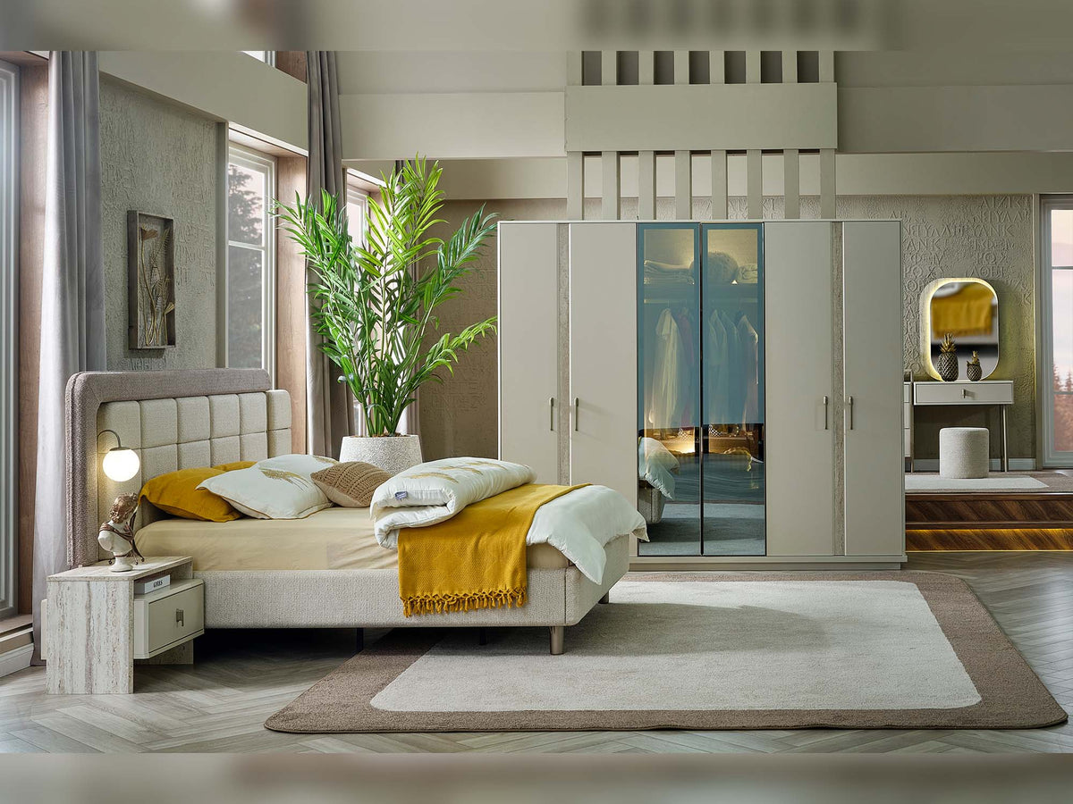 Bern Bed Frame With Headboard by Furnia at Eve Furniture