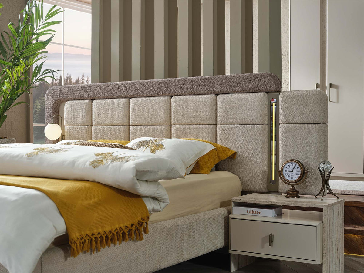 Bern Bed Frame With Headboard by Furnia at Eve Furniture