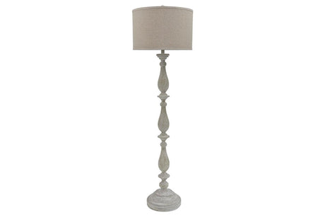 Bernadate Whitewash Floor Lamp by Ashley at Eve Furniture