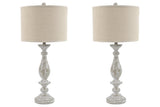 Bernadate Whitewash Table Lamp by Ashley at Eve Furniture