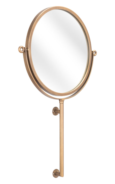 Bernis Brass Mirror by Zuomod at Eve Furniture