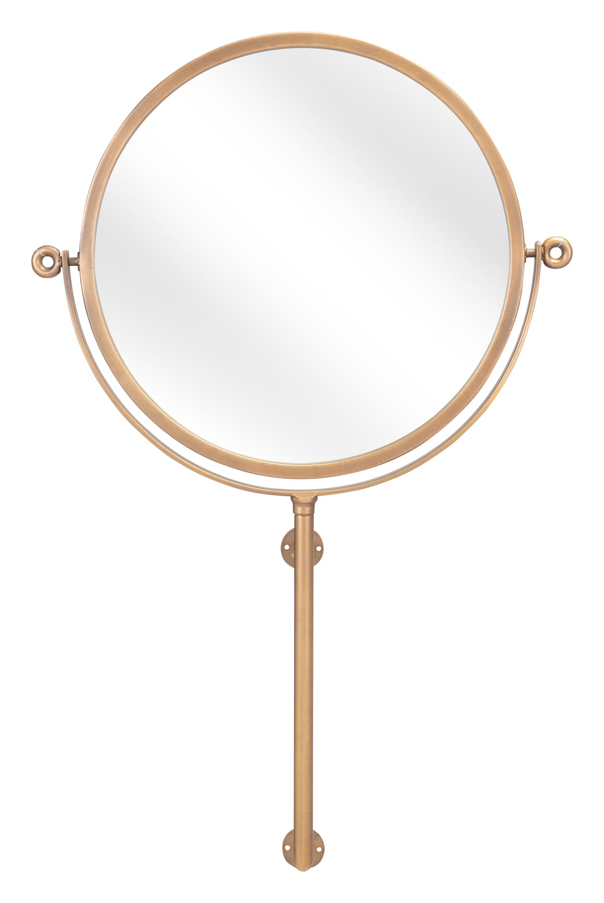 Bernis Brass Mirror by Zuomod at Eve Furniture