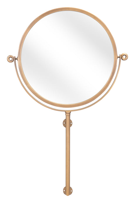 Bernis Brass Mirror by Zuomod at Eve Furniture
