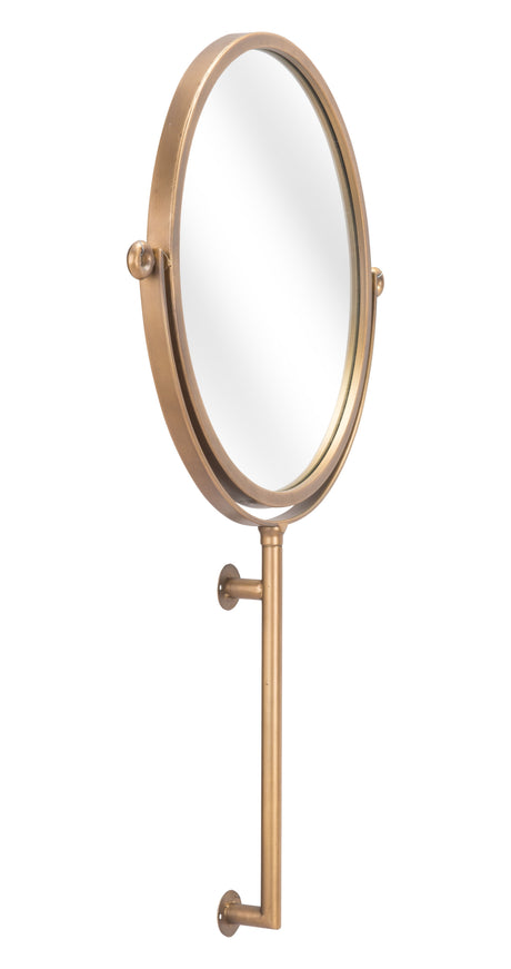 Bernis Brass Mirror by Zuomod at Eve Furniture