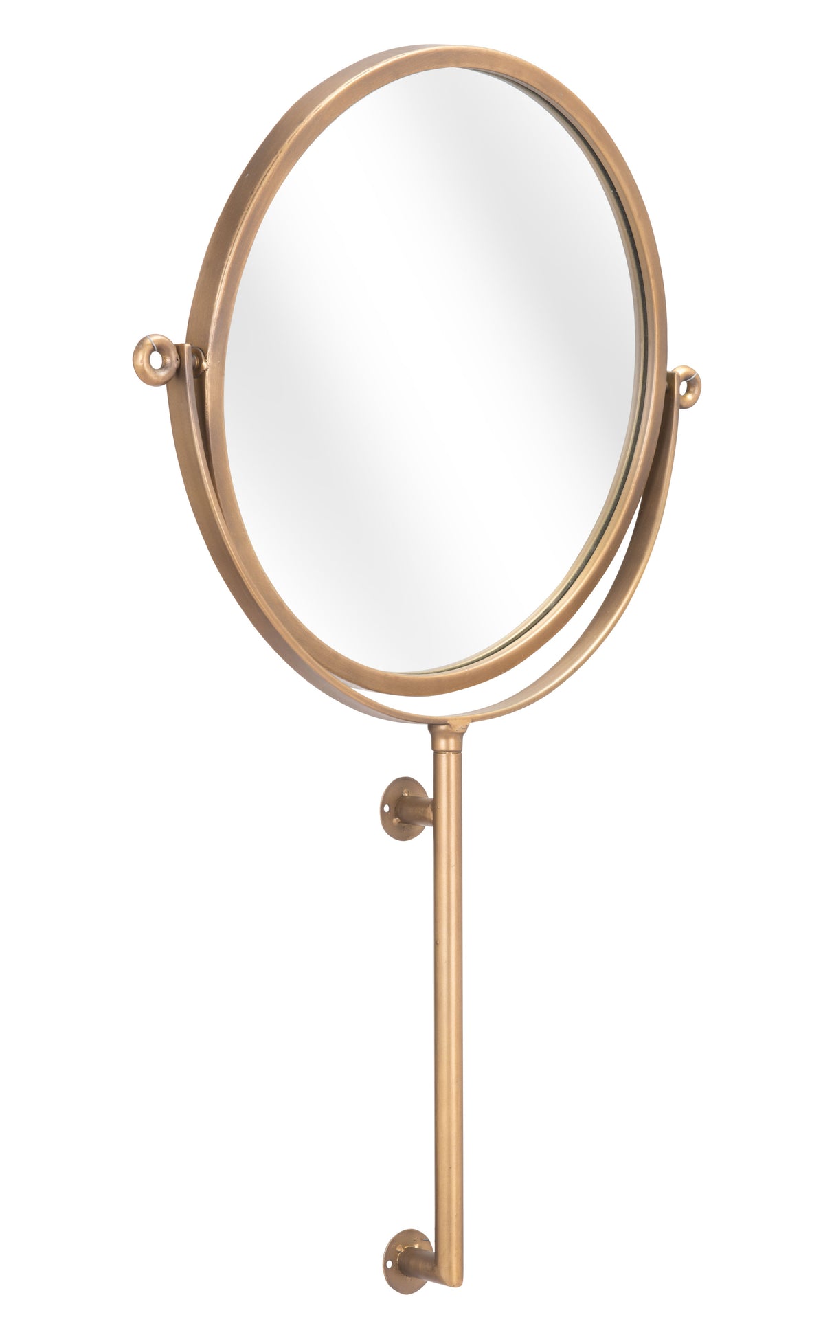 Bernis Brass Mirror by Zuomod at Eve Furniture