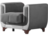 Berre Armchair Grey by Furnia at Eve Furniture