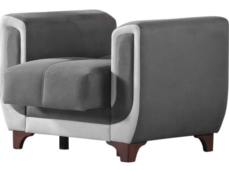 Berre Armchair Grey by Furnia at Eve Furniture