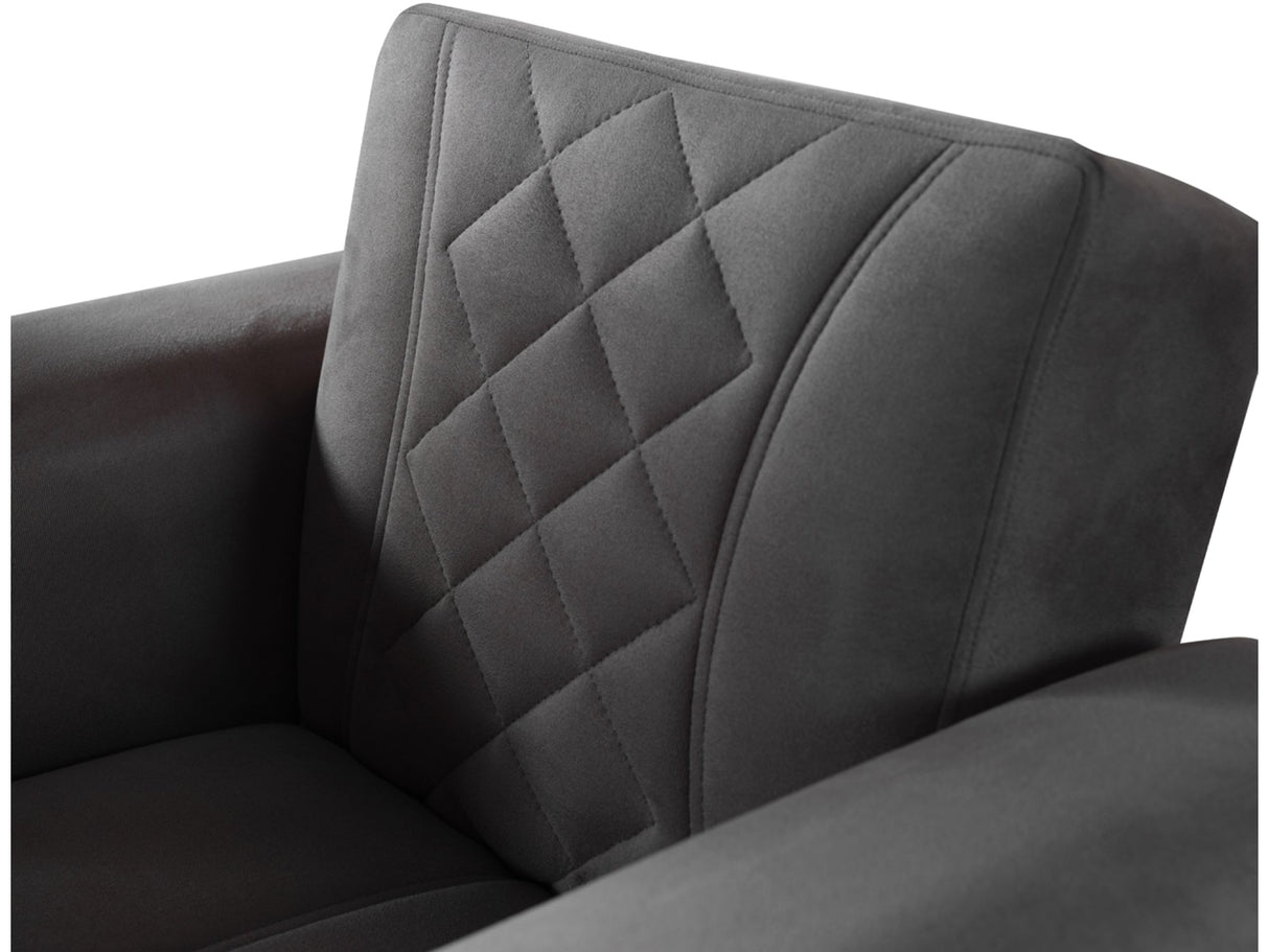 Berre Armchair Grey by Furnia at Eve Furniture