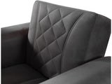 Berre Armchair Grey by Furnia at Eve Furniture