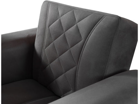 Berre Armchair Grey by Furnia at Eve Furniture