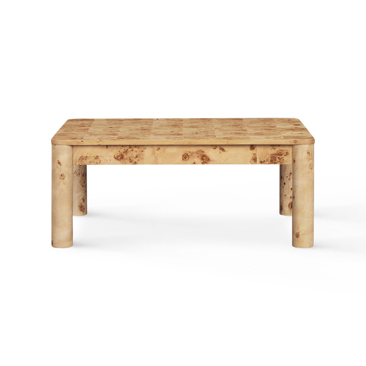 Berri 39" Natural Burl Coffee Table by TOV Furniture at Eve Furniture