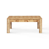 Berri 39" Natural Burl Coffee Table by TOV Furniture at Eve Furniture