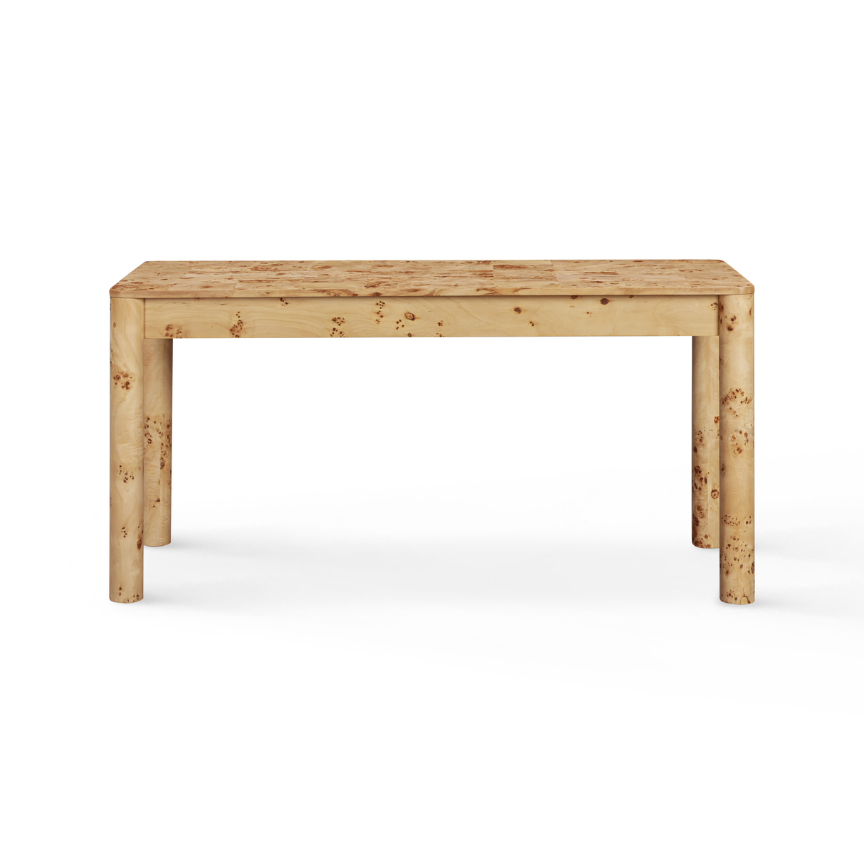 Berri 60" Natural Burl 3-Drawer Work Desk by TOV Furniture at Eve Furniture