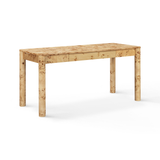 Berri 60" Natural Burl 3-Drawer Work Desk by TOV Furniture at Eve Furniture