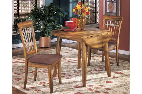 Berringer Rustic Brown Dining Drop Leaf Table by Ashley at Eve Furniture